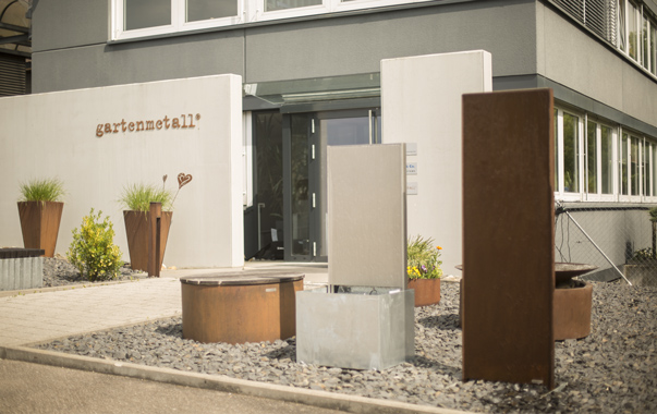Gartenmetall-Ausstellung in Deutschland am Firmensitz
